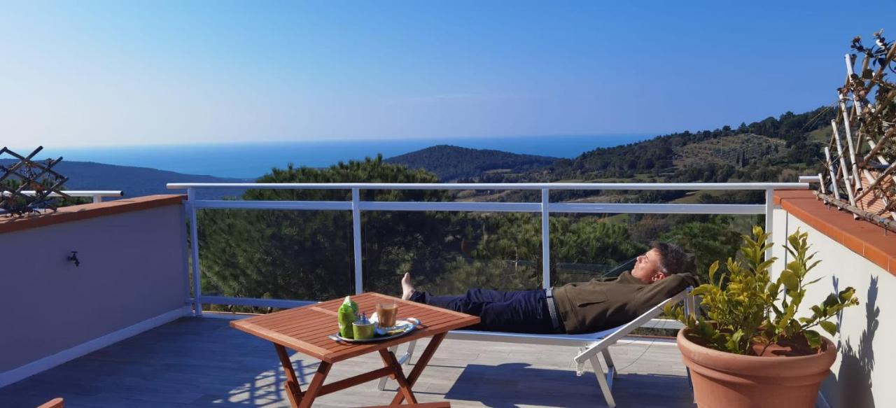 Vista Sulle Isole Dell'Arcipelago Toscano Nibbiaia Екстериор снимка